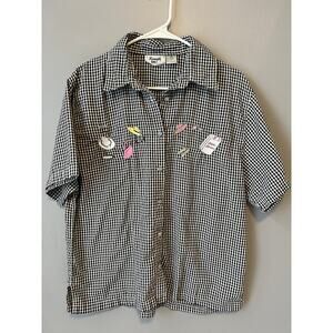 Vintage Embroidered Button Down